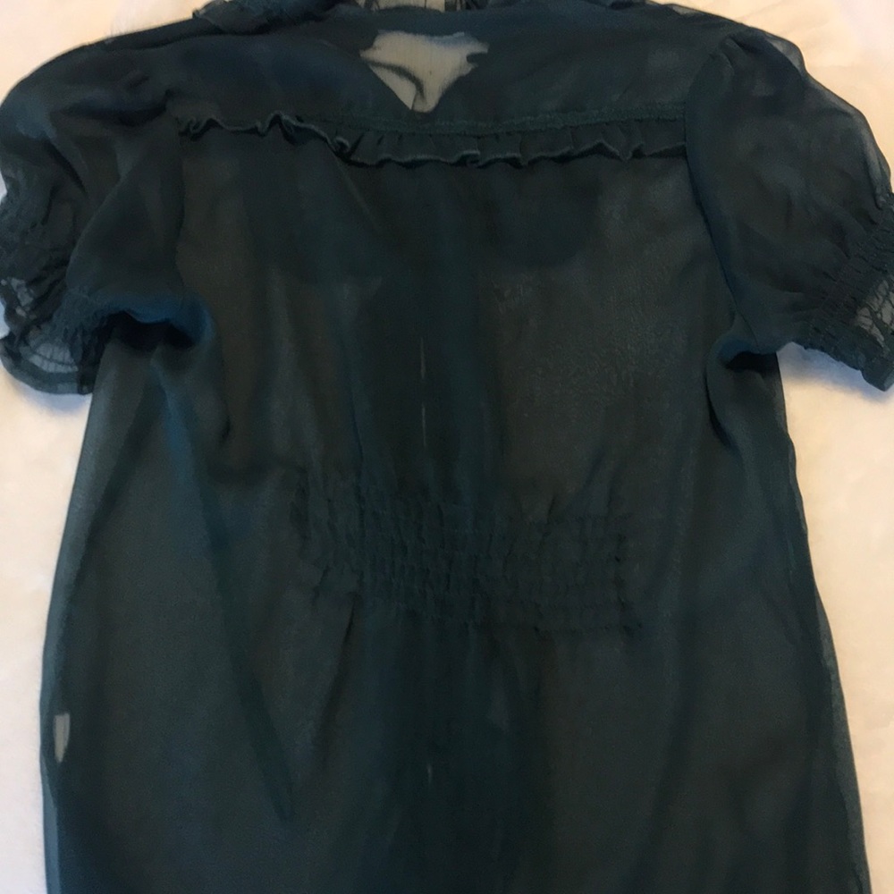 Sheer ruffled blouse - Picture 4 of 4
